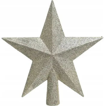 Vánoční dekorace Špičky na stromeček Hvězda 19 cm 1 ks