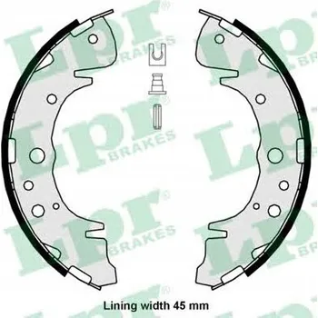 Brzdová čelist Brzdové čelisti , sada LPR 8020