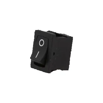 Elektroinstalační materiál ROCKER SPDT pol 2 ON-ON 3A/250VAC černá není 35mΩ -30÷80°C