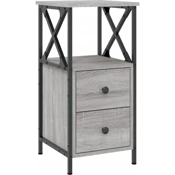 Noční stolek Noční stolek šedá dub sonoma 34 x 35,5 x 70 cm