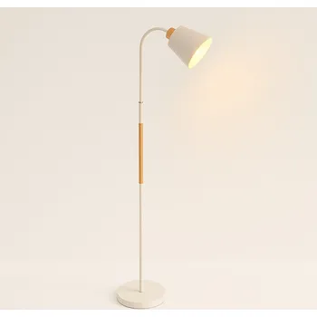 Stojací lampa Stojací podlahová lampa moderní pro čtení 150 cm E27 bílá