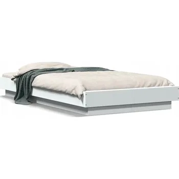 Postel Rám postele bílý 202x110x23 cm, dřevotříska, překližka