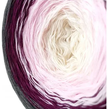 Příze YarnMellow Duhová příze Butterfly 27 - Víno