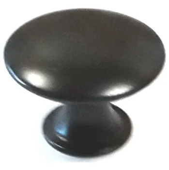Nábytkové kování 81105-Knopka kovová černá pr.32mm (Nábytková knopka o průměru 32 mm. Praktický doplněk do interiéru.)