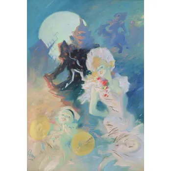 Plakát Plakát, Obraz - Crazy Happiness, Jules Cheret