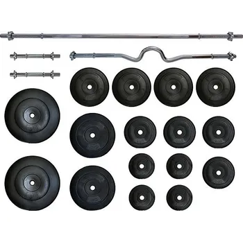 podložka na cvičení FitnessLine Činkový set Premium 110 kg