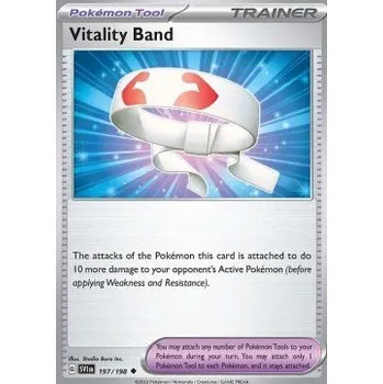 Volný čas Pokémon SV1en 197/198 Vitality Band - Scarlet & Violet Stav: Near Mint, Verze: NORMAL