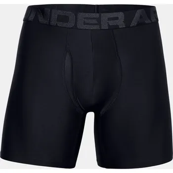 Pánské spodní prádlo Pánské boxerky Under Armour Tech 6in (2ks) 1363619-001 Černá MD