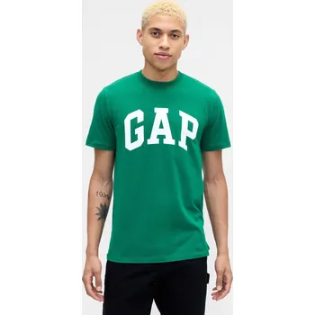 Pánské tričko GAP Pánské Tričko s logem Everyday Soft GAP Zelená XS (2982002)