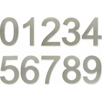 Domovní cedule C100s Číslice 100mm - "2" - NEREZ samolepící (C100s Číslice 100mm - "2" - NEREZ samolepící v povrchu nerez. Jednoduchý a funkční doplněk do interiéru.)