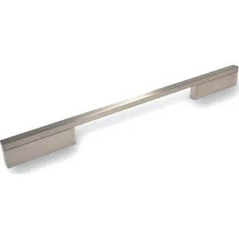 Nábytkové kování Nábytková úchytka PRESTIGE s roztečí 288 mm v povrchu broušený nikl. Vhodné řešení pro nábytek v interiéru. (Nábytková úchytka s roztečí 288 mm v povrchu broušený nikl. Vhodné řešení pro nábytek v interiéru.)