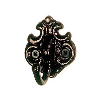 Věšák H1. Háček komaxit měď (Nástěnný háček v povrchu měď. Jednoduchý a funkční doplněk do interiéru.)