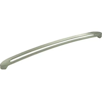 Nábytkové kování 12584 úchytka rozteč 320mm broušený nikl (Nábytková úchytka s roztečí 320 mm v povrchu broušený nikl. Jednoduchý a funkční doplněk do interiéru.)
