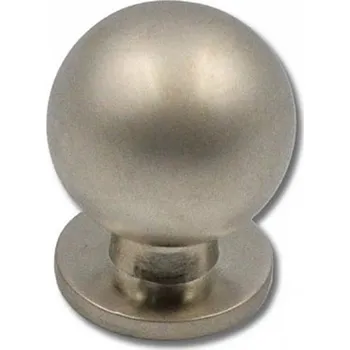 Nábytkové kování 63293 knopka OLDA 24mm nikl satén (Nábytková knopka OLDA o průměru 24 mm v povrchu nikl. Praktický doplněk do interiéru.)