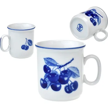 Český porcelán, Dubí Hrnek Gaston 220 ml kobaltové třešně