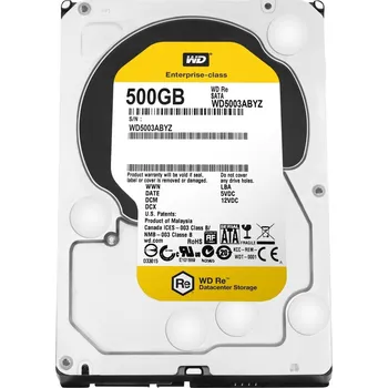 Pevný disk Western Digital RE interní pevný disk 500 GB 7200 RPM 64 MB 3,5" Serial ATA III