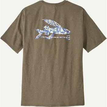 Patagonia Pánské triko Flying Fish Responsibili-Tee®, Flying Fish: Mother Tree Abundant Blue, vel. L