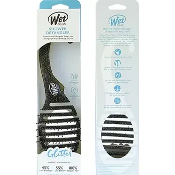 kartáč na vlasy Wet Brush Shower Detangler Glitter Black