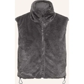 Dámská vesta Only Dámská Vesta Z Umělé Kožešiny, tmavě šedá, 36