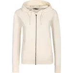 Dámská bavlněná mikina s kapucí ALPINE PRO MIAKA béžová S PLUS