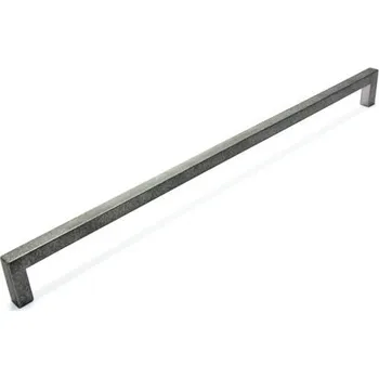 Nábytkové kování 12811 úchytka plast rozteč 320mm starostříbro (Nábytková úchytka s roztečí 320 mm. Praktický doplněk do interiéru.)