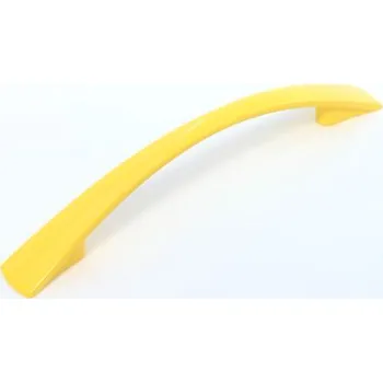 Nábytkové kování 91446 úchytka U024 - rozteč 96mm žlutá (Nábytková úchytka U024 s roztečí 96 mm. Vhodné řešení pro nábytek v interiéru.)