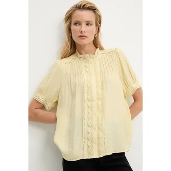 Dámská halenka Halenka Answear.LAB dámská, modrá barva, hladká ps9000.fos 55X, vel. M/L