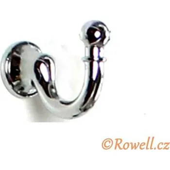 Věšák H1a. Háček s vrutem chrom lesklý (Nástěnný háček v povrchu chrom lesklý. Vhodné řešení pro nábytek v interiéru.)