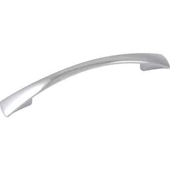 Nábytkové kování 81101 úchytka kov rozteč 128mm satén nikl (Nábytková úchytka s roztečí 128 mm v povrchu satén nikl. Vhodné řešení pro nábytek v interiéru.)