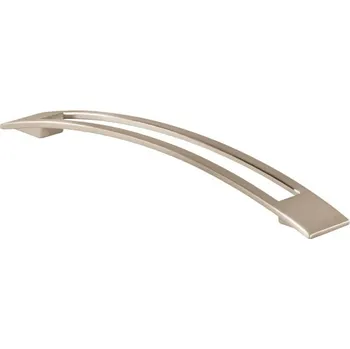 Nábytkové kování 14139 úchytka BOSS rozteč 192mm broušený nikl (Nábytková úchytka BOSS s roztečí 192 mm v povrchu broušený nikl. Praktický doplněk do interiéru.)
