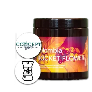Káva Concept Coffee Roasters - Kolumbie ROCKET FLOWER| Výběrová káva | 250g | Zrnková - 100% Arabika
