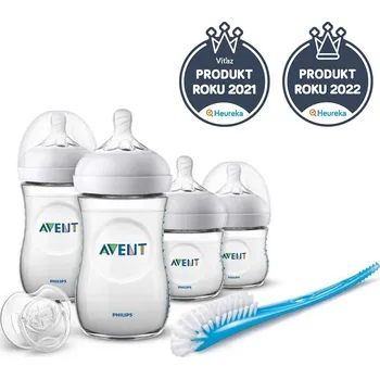 Kojenecká láhev Philips AVENT Novorozenecká startovní sada Natural