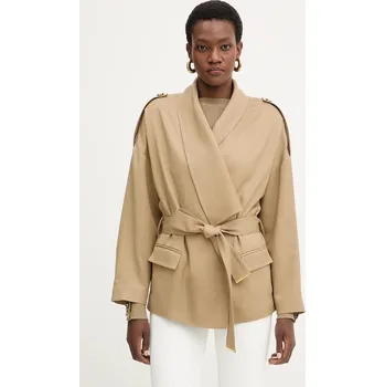 Dámský kabát Kabát s příměsí vlny Marciano by Guess ABBY 6RGN13.7433A béžová 80X, vel. 36