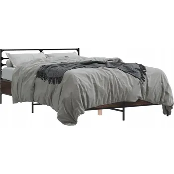 Postel Rám postele hnědý dub 203 x 123 x 74 cm, 120 x 200 cm pro matrace