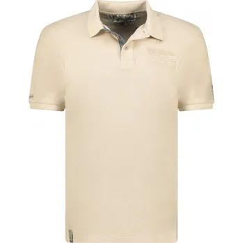 Pánské tričko GEOGRAPHICAL NORWAY polokošile pánská KSLUB MEN S béžová