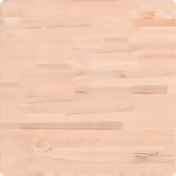 Jídelní stůl Kulatá Deska Stolu z Masivního Bukového Dřeva, 60x40x4 cm, Zaoblené Rohy