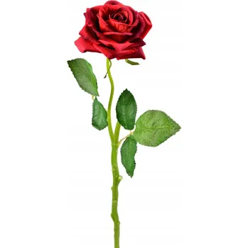 umělá květina VELKÁ ČERVENÁ větvička umělé květy 40cm x 1