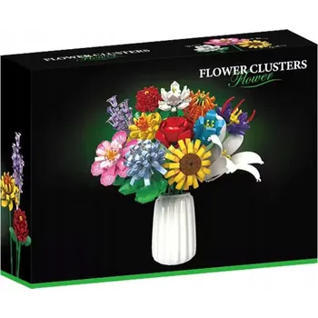 ostatní stavebnice STAVEBNICE VELKÁ KYTICE KVĚTIN 12 RŮZNÝCH KVĚTŮ SADA 1064 DÍLŮ