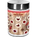 DÓZA NA CUKROVÍ SKLO 1,1L, 11,6X17,5CM LINECKÉ