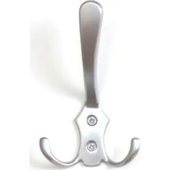 Věšák 11112 věšák satén chrom (Nástěnný věšák v povrchu satén chrom. Vhodné řešení pro nábytek v interiéru.)