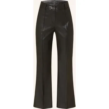 Dámské kalhoty Opus Pants Dámské Kalhoty Luane V Koženém Vzhledu, černá, 38