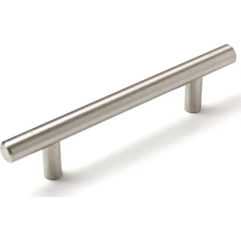 Nábytkové kování 770337 úchytka HRAZDA rozteč 384mm broušený nikl (Nábytková úchytka HRAZDA s roztečí 384 mm v povrchu broušený nikl. Praktický doplněk do interiéru.)