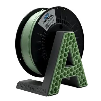 3D tisk AURAPOL PLA 3D Filament Frosted Mint 1 kg 1,75 mm