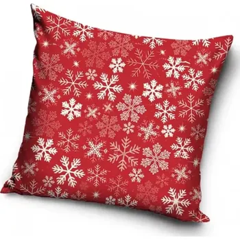 Dekorativní polštářek TipTrade Dekorační polštářek Bílé vločky 40 x 40 cm