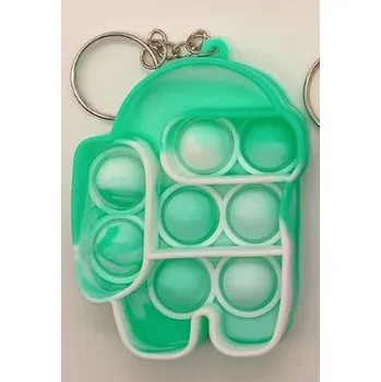 POP IT Pop It klíčenka Among zelený