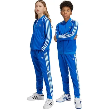 Dětské tepláky adidas Originals SST TRACK PANTS modrá barva, s aplikací, IY4007 95X, vel. 164