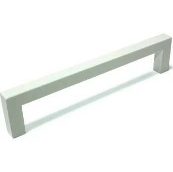 Nábytkové kování 14028 úchytka ALFA rozteč 128mm bílá (Nábytková úchytka ALFA s roztečí 128 mm. Jednoduchý a funkční doplněk do interiéru.)