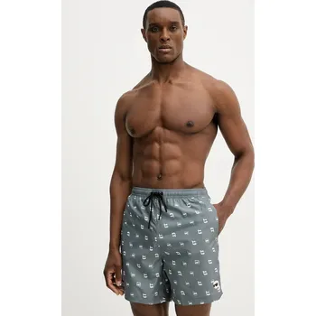 Dámské plavky Plavkové šortky Karl Lagerfeld IKON A3M46007 zelená 78X, vel. S