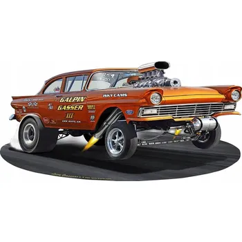 Plechová cedule Plechová cedule Galpin Gasser Car Auto Závodní - Dekorativní cedule