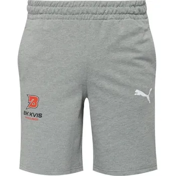 Pánské kraťasy Puma TEAMGOAL CASUALS SHORTS - BK KVIS PARDUBICE S Šedá, Mix, Bílá